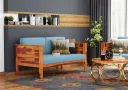 Venice 2 Seater Wooden Sofa
