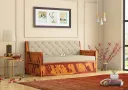 Utepils Wooden Sofa Cum Bed