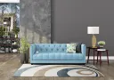Ollie Fabric 3 Seater Sofa