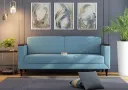 Amanta 3 Seater Upholstered Sofa