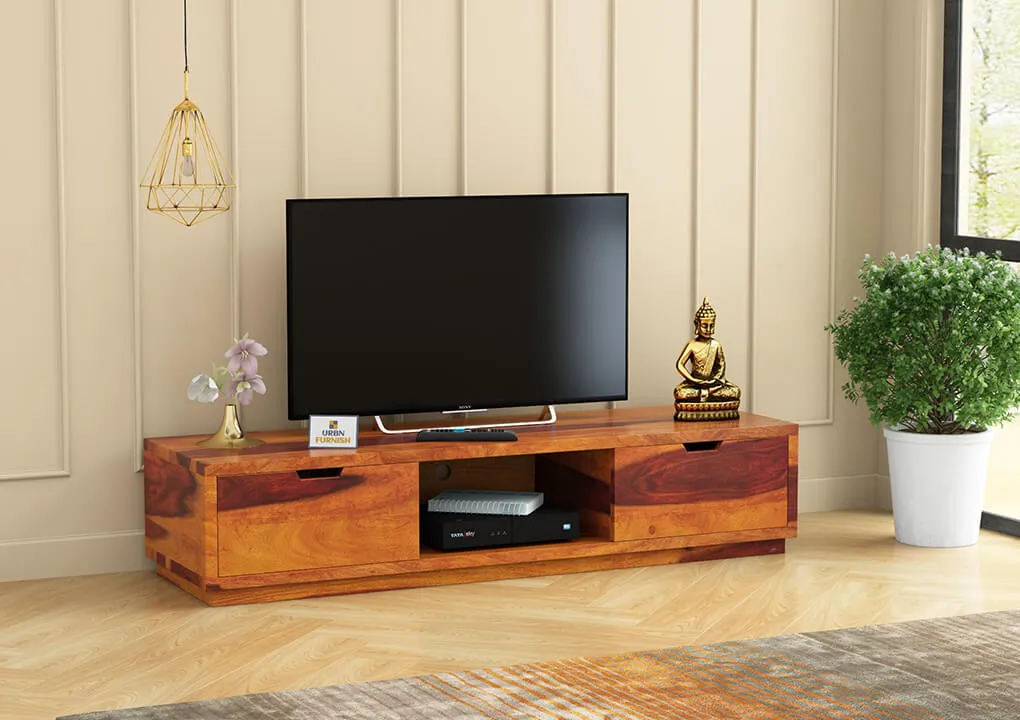 Ethereal With Drawer Tv Unit (Honey)