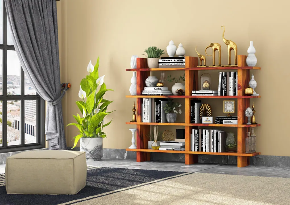 Longitude Bookshelf (Honey)