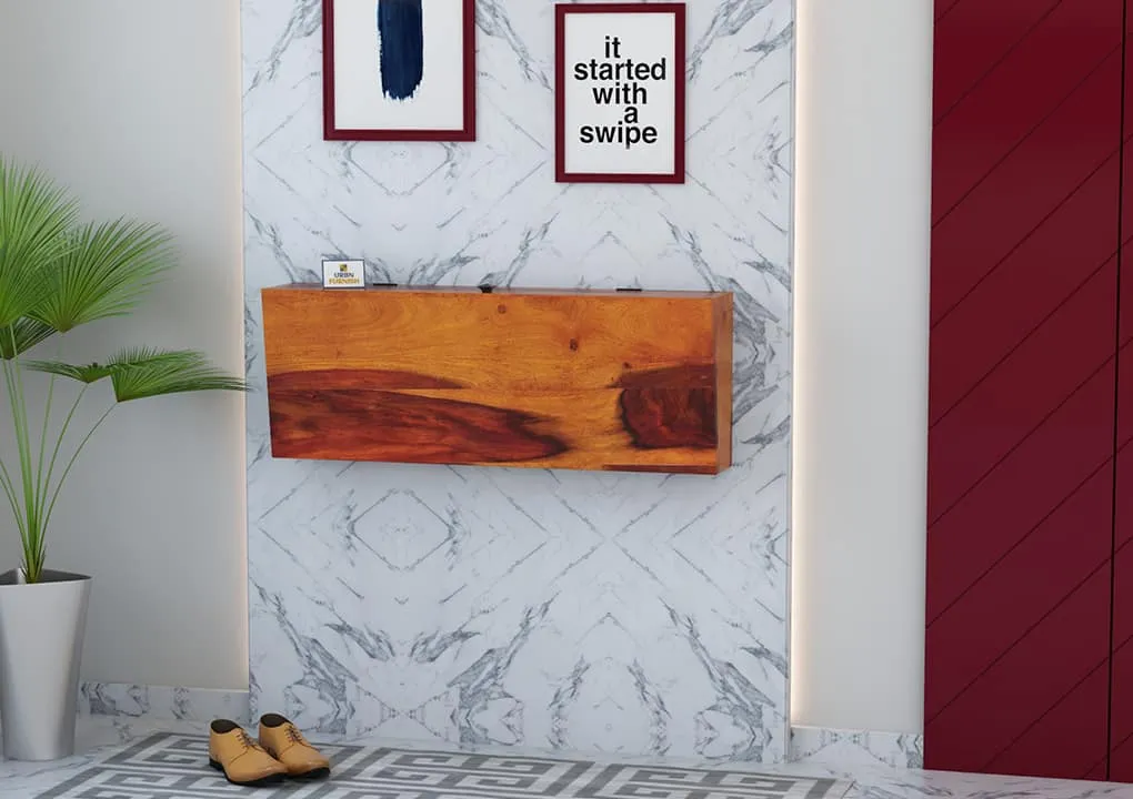 Postbox Shoe Rack (Honey)