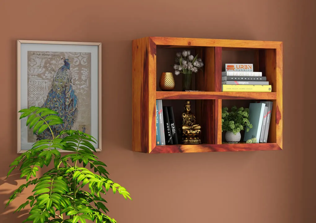 Garing Wall Shelf (Honey)