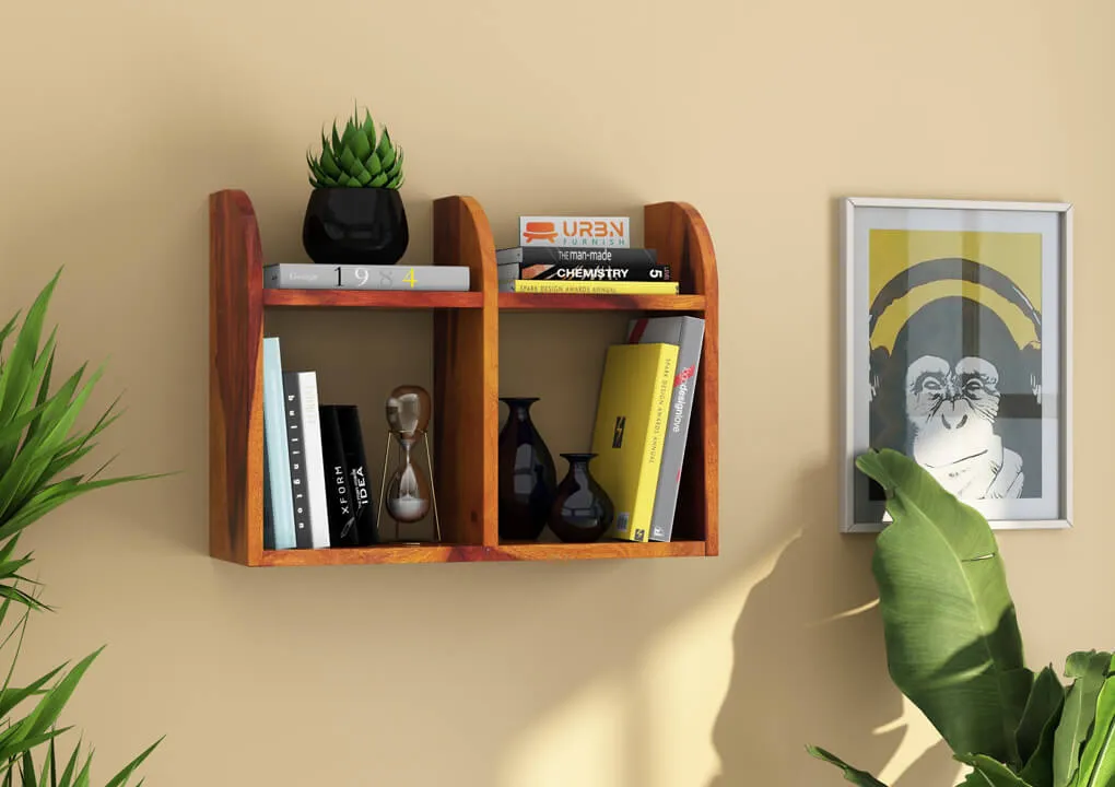 Rosas Wall Shelf (Honey)