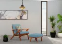 Oueme Lounge Chair (Printed Fabric)