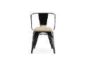 Sensa Cafe Chair With Arm (Ivory Fabric)