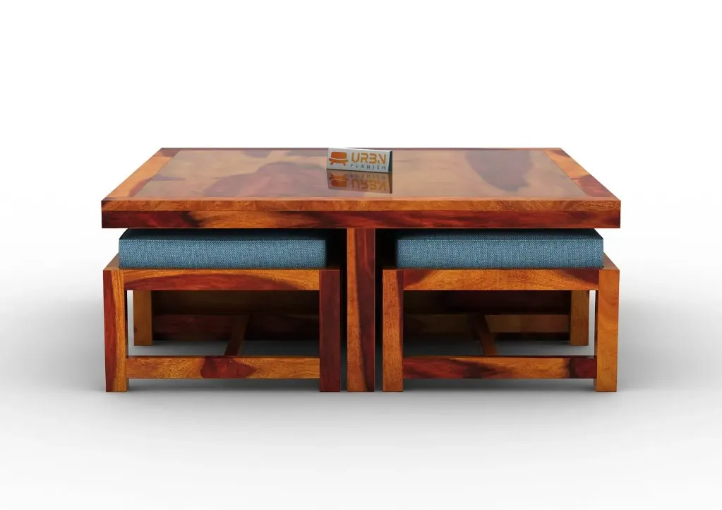 Marvel Coffee Table Set (Blue, Honey)