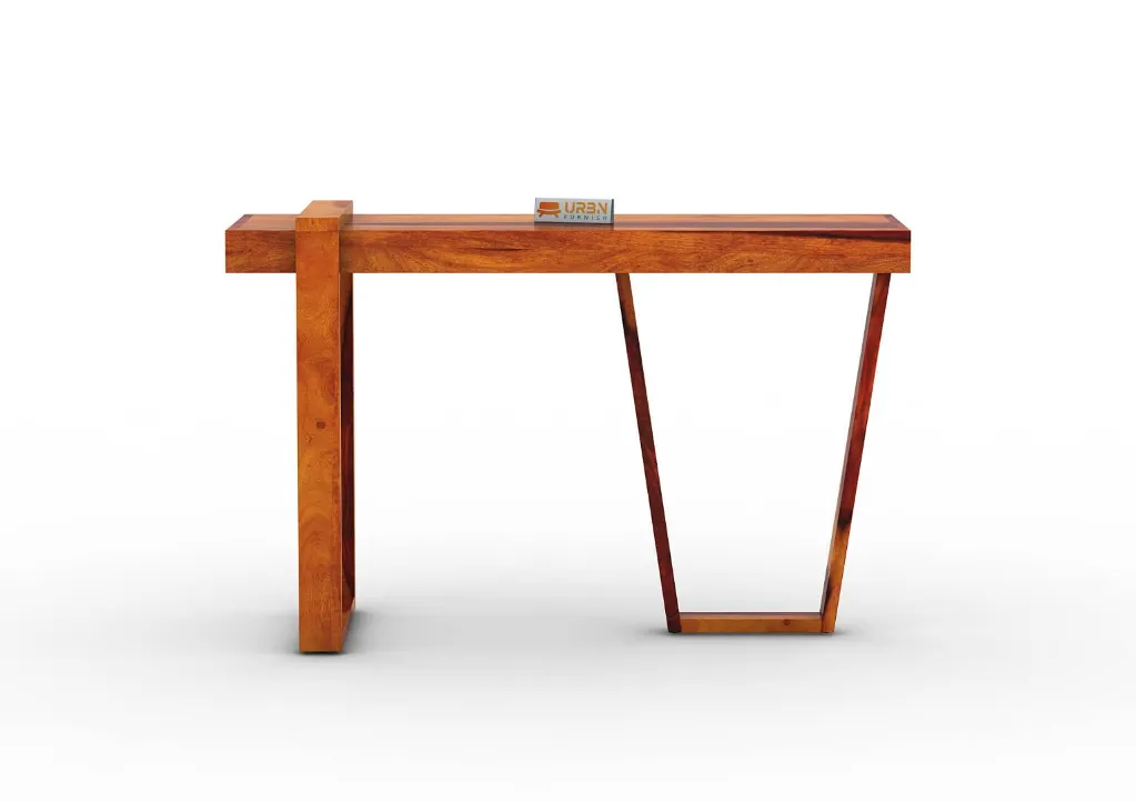 Luxe Angle Console Table (Honey)