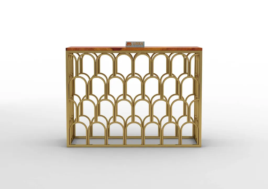 Peplum Cansole Table (Honey)