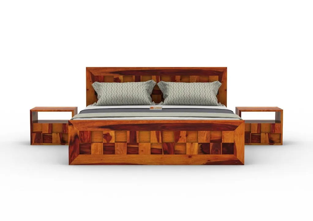 Plausible Hydraulic Bed (King Size) (Honey)