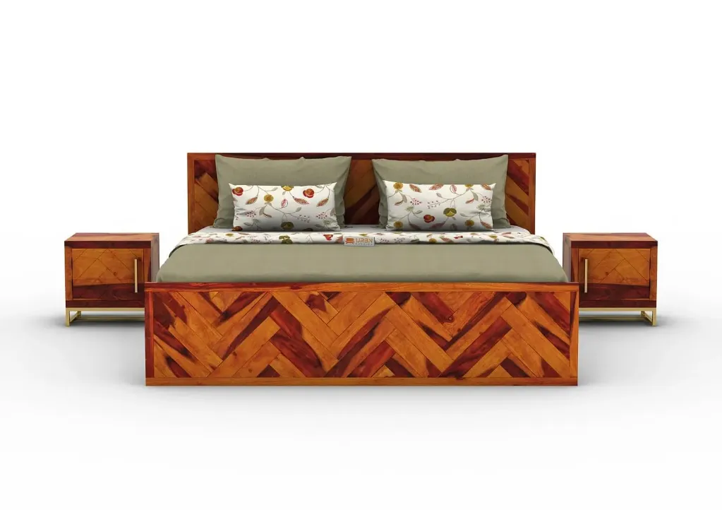 Kalinaw Hydraulic Bed (King Size) (Honey)