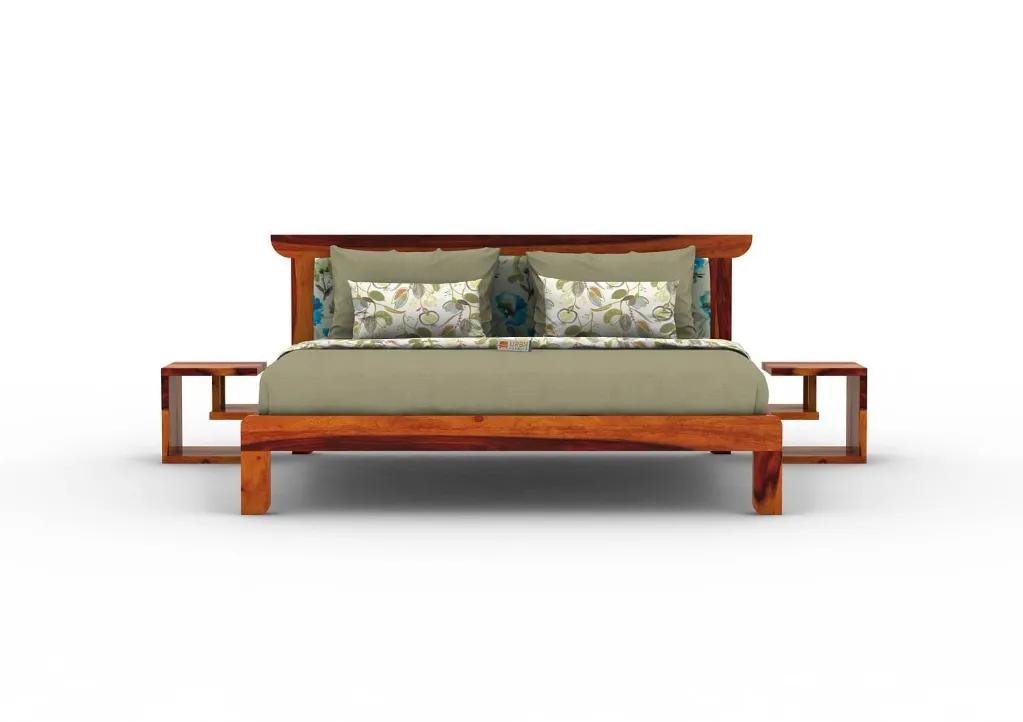 Etereo Bed Without Storage (King Size) (Honey)