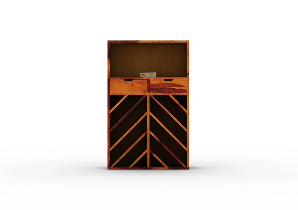 Twist O Bar Cabinet (Honey)