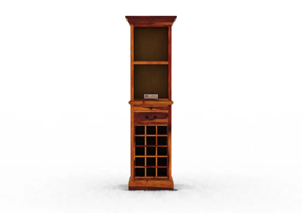 Selca Tall Wine Rack (Honey)