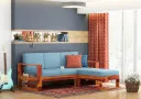 Orfeo L Shape Right Aligned Wooden Sofa