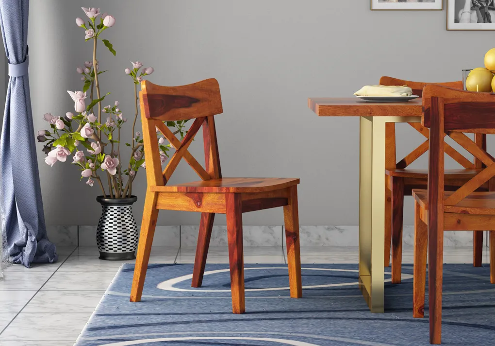 Nohedi Dining Chair Set Of 2 (Honey)