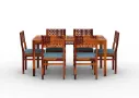 Muse 6 Seater Cushioned Dining Set